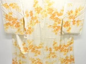 アンティーク　絽花模様長襦袢